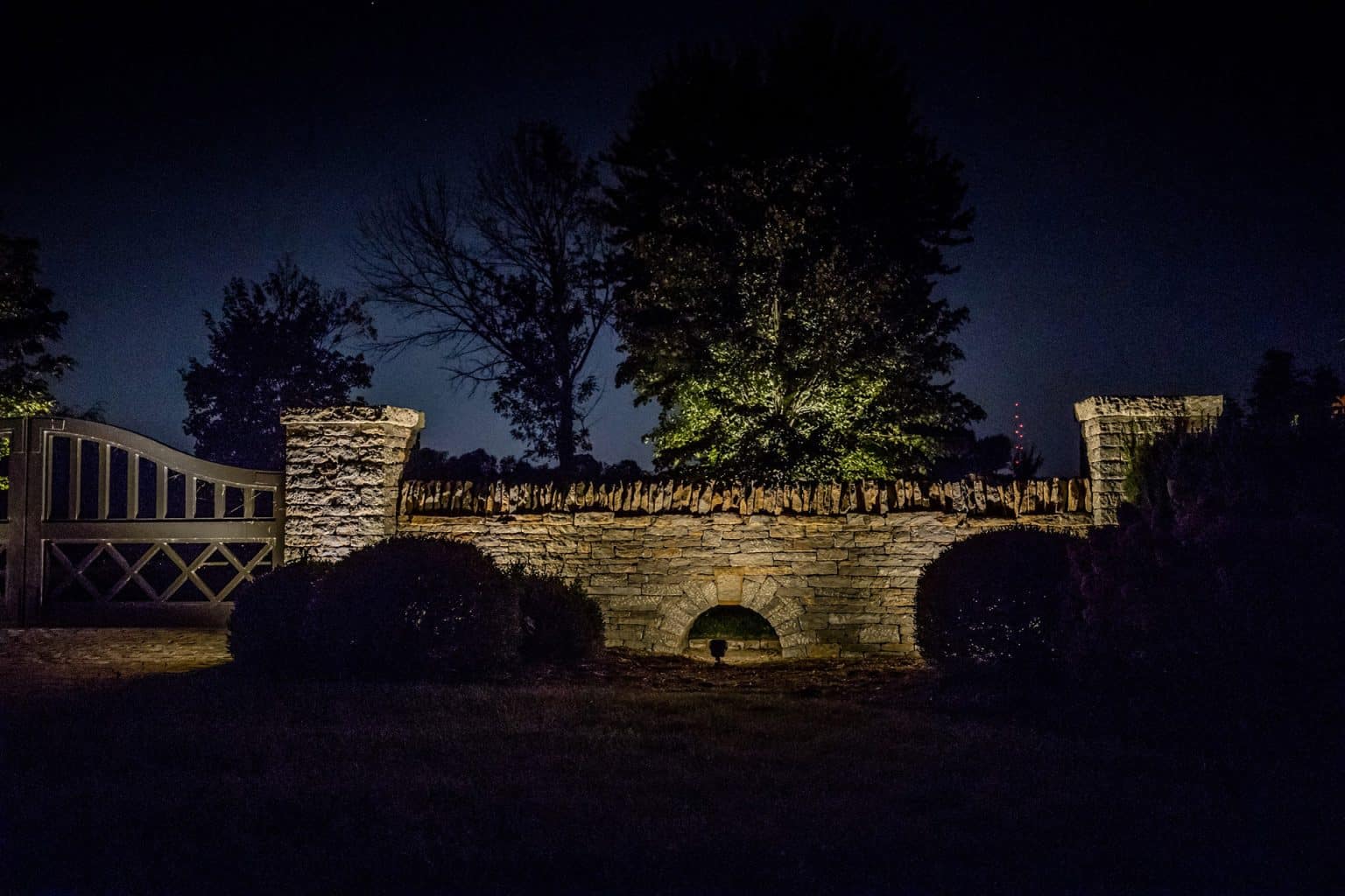 Farm Entry Lighting Red Oak Outdoor Lighting, Lexington KY